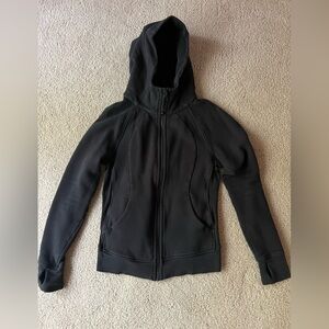 lululemon athletica Black scuba hoodie